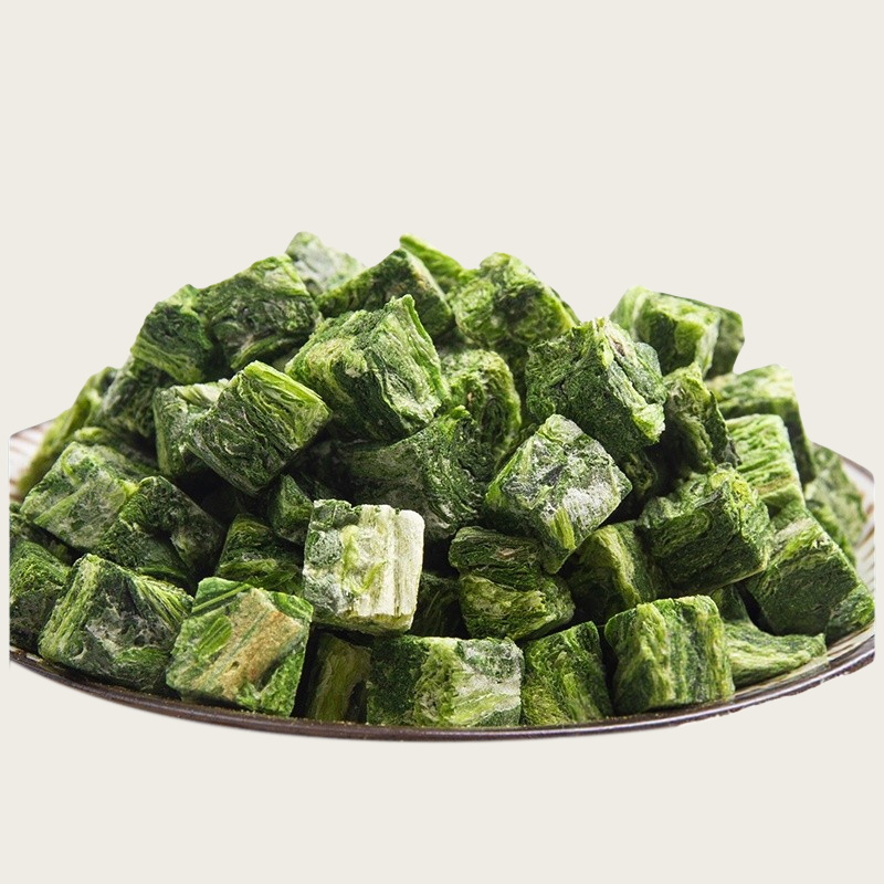 Freeze Dried Spinach Cubes
