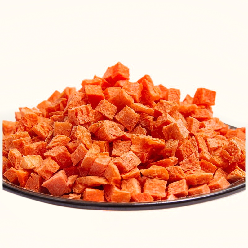 Freeze Dried Carrot Cubes