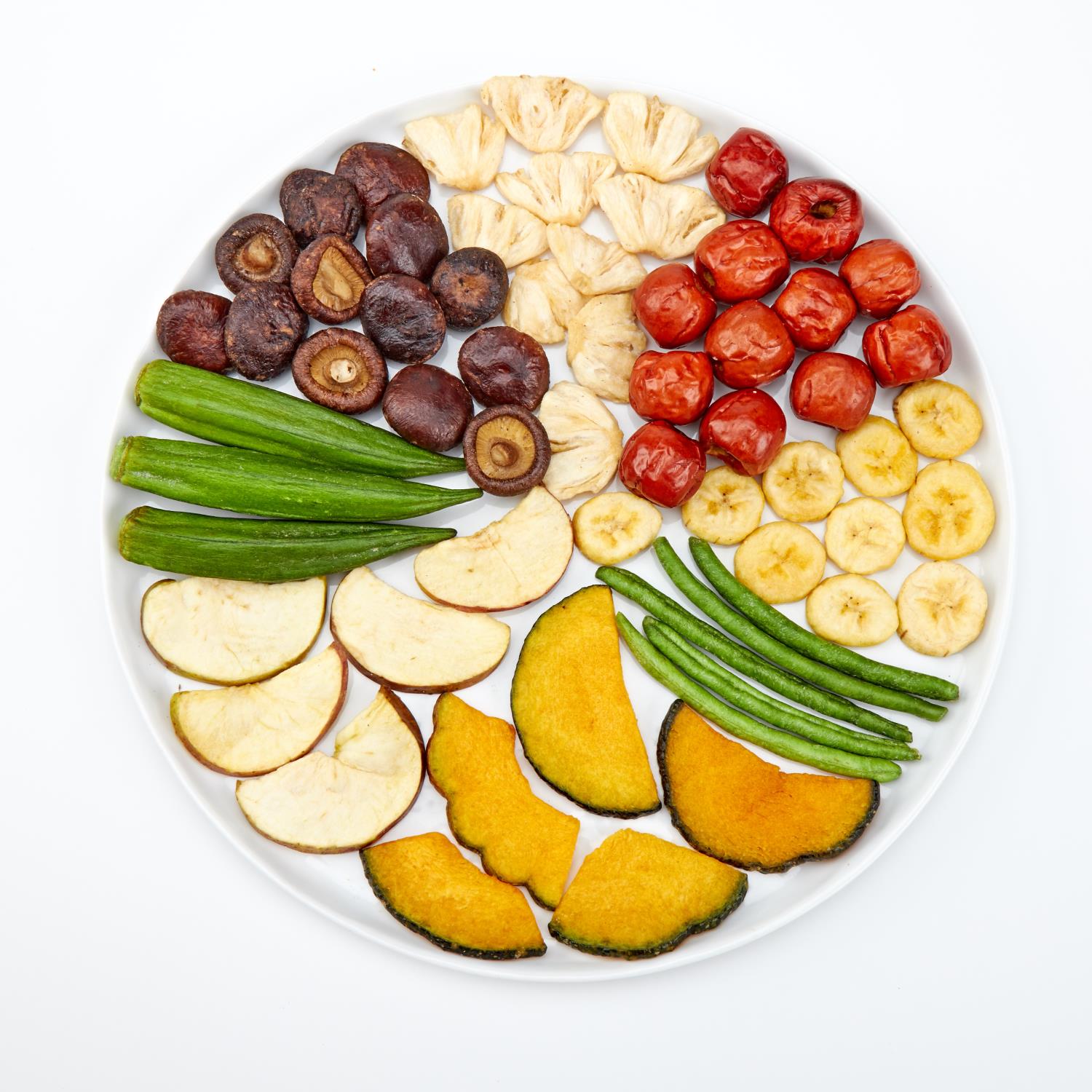 Vacuum Fried Fruits and Vegetables Chips Mix