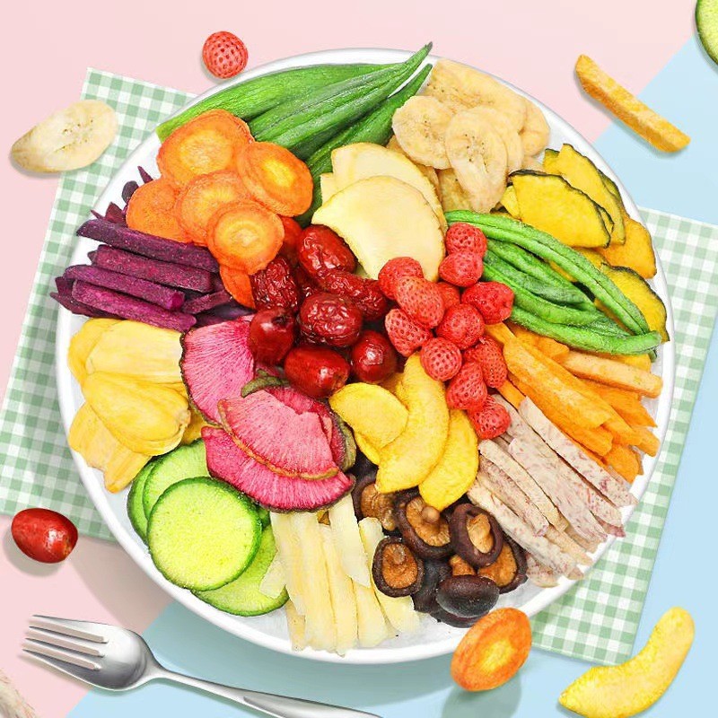 Vacuum Fried Fruits Chips Mix